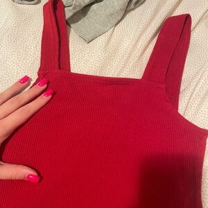 Red tank top. Good quality